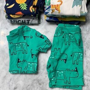 6 sets of PJs (short sleeve and shorts)